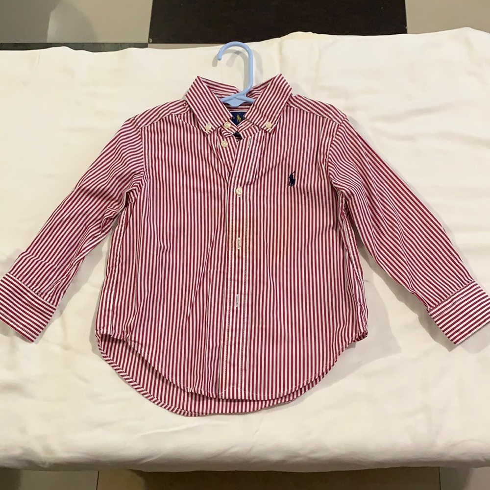 Ralph Lauren,2T Red with white Stripes!